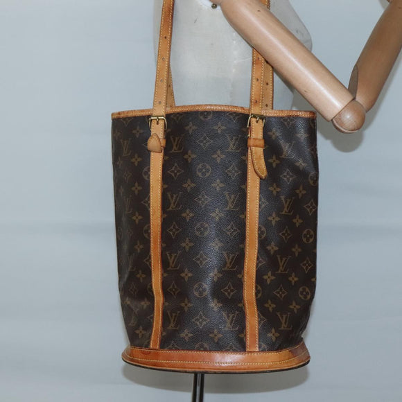 LOUIS VUITTON Monogram Bucket GM Shoulder Bag M42236 LV Auth ep9670
