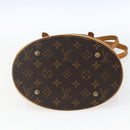 LOUIS VUITTON Monogram Bucket PM Shoulder Bag M42238 LV Auth ep9673-10