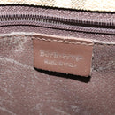 Burberrys Nova Check Shoulder Bag PVC Leather Beige Gold Auth ep9677-18