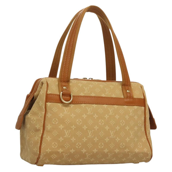 LOUIS VUITTON Monogram Mini Josephine PM Hand Bag Beige M92416 LV Auth ep9687