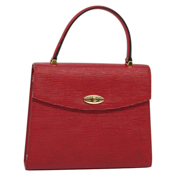 LOUIS VUITTON Epi Malesherbes Hand Bag Red M52377 LV Auth ep9689