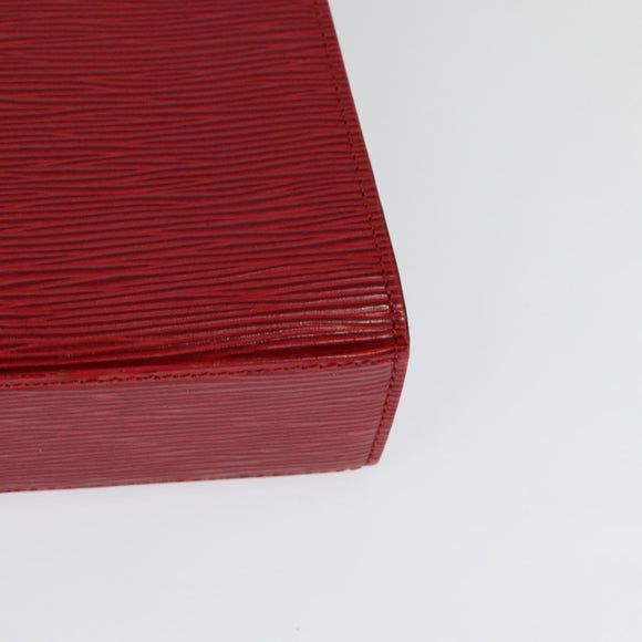 LOUIS VUITTON Epi Malesherbes Hand Bag Red M52377 LV Auth ep9689