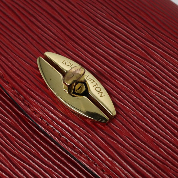 LOUIS VUITTON Epi Malesherbes Hand Bag Red M52377 LV Auth ep9689
