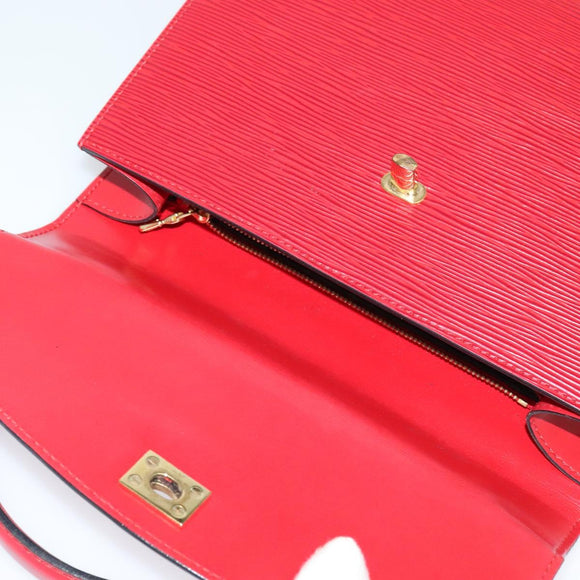 LOUIS VUITTON Epi Malesherbes Hand Bag Red M52377 LV Auth ep9689