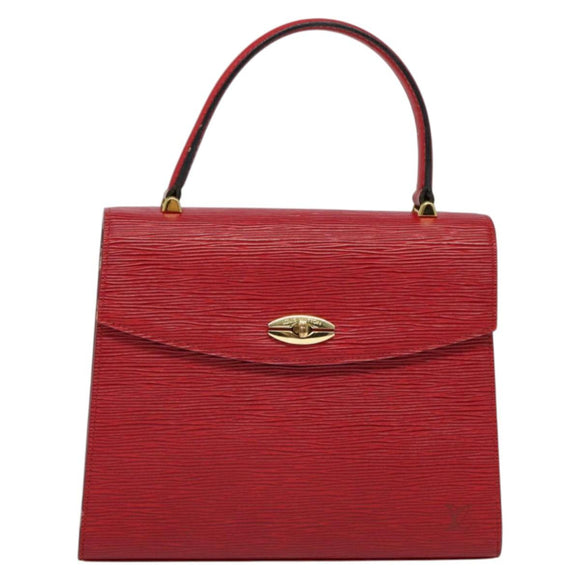 LOUIS VUITTON Epi Malesherbes Hand Bag Red M52377 LV Auth ep9689