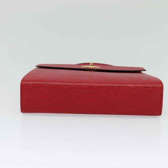 LOUIS VUITTON Epi Malesherbes Hand Bag Red M52377 LV Auth ep9689