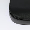 Burberrys Shoulder Bag Leather Black Gold Auth ep9691-15