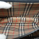 Burberrys Shoulder Bag Leather Black Gold Auth ep9691-11