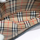 Burberrys Shoulder Bag Leather Black Gold Auth ep9691-12