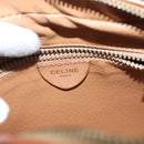 CELINE Macadam Canvas Shoulder Bag PVC Leather Brown Gold Auth ep9704-16