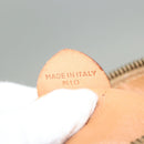 CELINE Macadam Canvas Shoulder Bag PVC Leather Brown Gold Auth ep9704-21