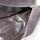 Christian Dior Trotter Canvas Shoulder Bag Brown Gold Auth ep9706-12