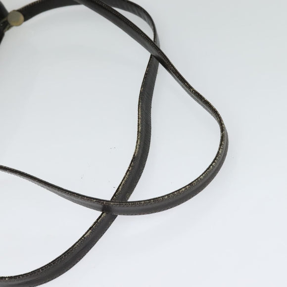 Christian Dior Trotter Canvas Shoulder Bag Brown Gold Auth ep9706