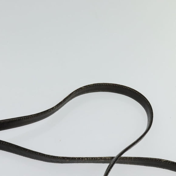 Christian Dior Trotter Canvas Shoulder Bag Brown Gold Auth ep9706