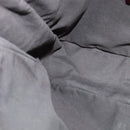 FENDI Zucca Canvas Shoulder Bag Black Brown Auth ep9708-20