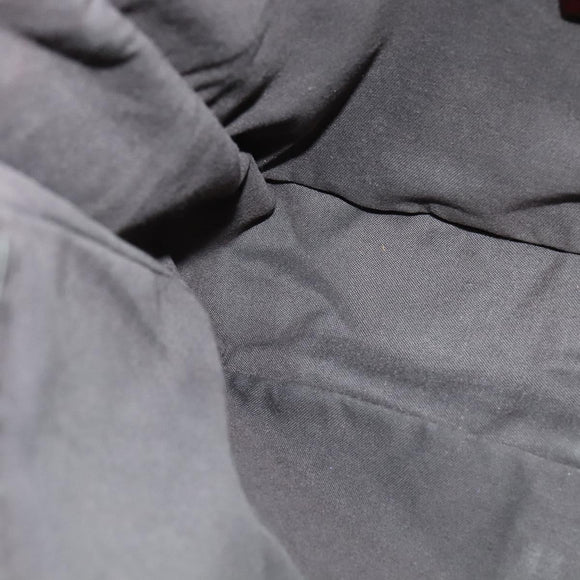 FENDI Zucca Canvas Shoulder Bag Black Brown Auth ep9708