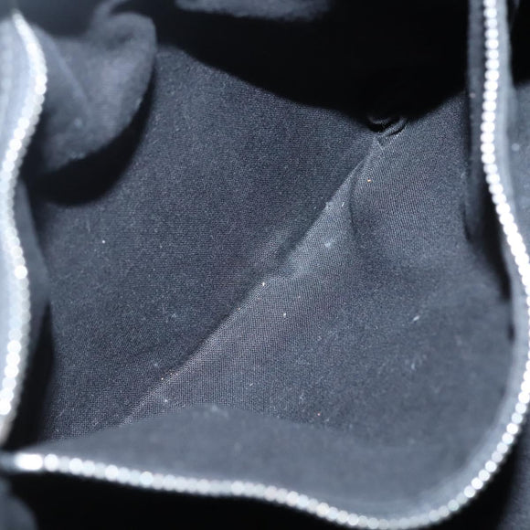 BALENCIAGA Navy Kabas Hand Bag Leather Navy Silver Auth ep9709