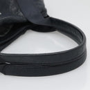 BALENCIAGA Navy Kabas Hand Bag Leather Navy Silver Auth ep9709-18