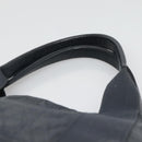 BALENCIAGA Navy Kabas Hand Bag Leather Navy Silver Auth ep9709-19