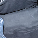 BALENCIAGA Navy Kabas Hand Bag Leather Navy Silver Auth ep9709-7