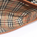 Burberrys Shoulder Bag Leather Brown Gold Auth ep9710-17