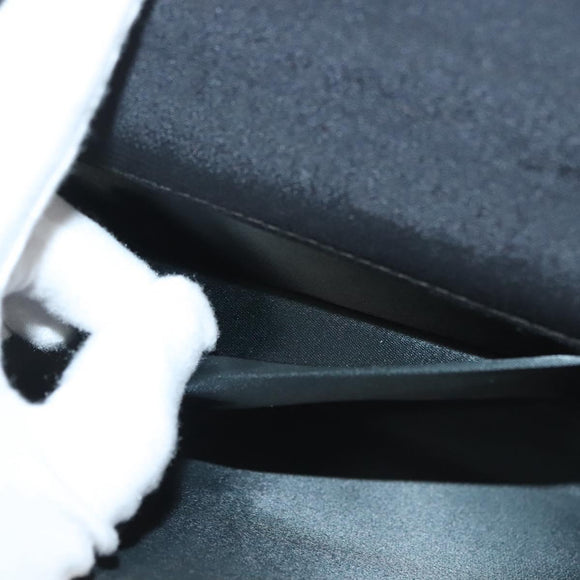 GUCCI Clutch Bag Nylon Black Gold Auth ep9712