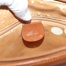 GUCCI Hand Bag Leather Brown Gold 000 2214 0290 Auth ep9714-19