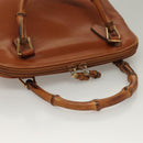 GUCCI Hand Bag Leather Brown Gold 000 2214 0290 Auth ep9714-6