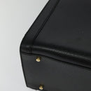 GUCCI Bamboo Hand Bag Leather Black Gold 002 0260 Auth ep9715-15