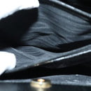 GUCCI Bamboo Hand Bag Leather Black Gold 002 0260 Auth ep9715-11