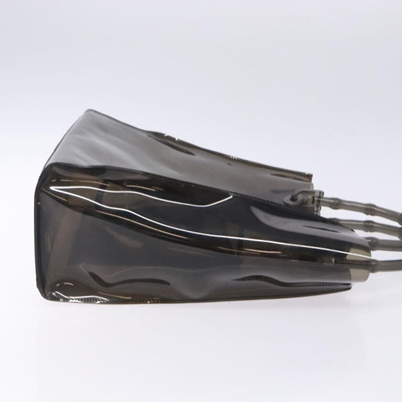 GUCCI Bamboo Hand Bag Vinyl Brown 002 1013 1011 Auth ep9723