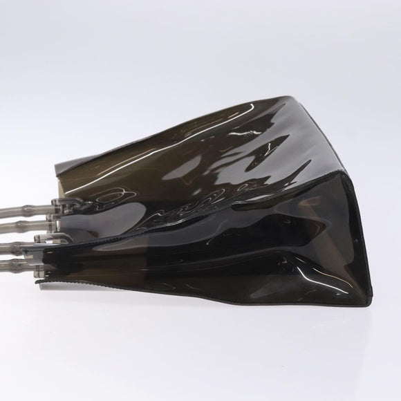 GUCCI Bamboo Hand Bag Vinyl Brown 002 1013 1011 Auth ep9723