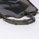 GUCCI Bamboo Hand Bag Vinyl Brown 002 1013 1011 Auth ep9723-7