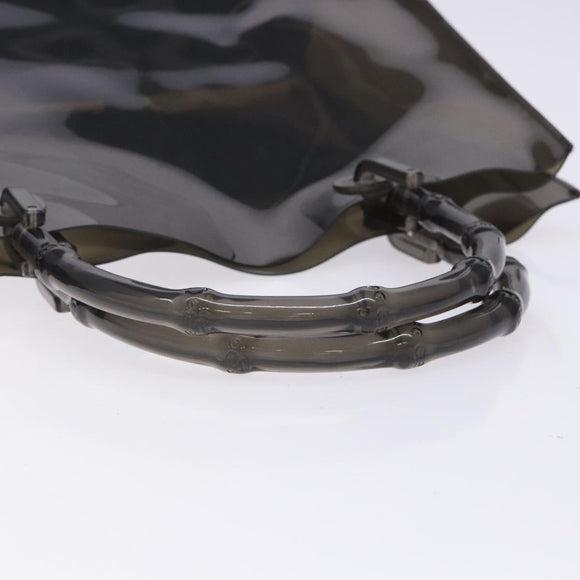 GUCCI Bamboo Hand Bag Vinyl Brown 002 1013 1011 Auth ep9723