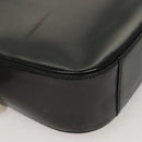 GUCCI Shoulder Bag Patent leather Black Silver 007 0249 Auth ep9726-15