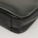 GUCCI Shoulder Bag Patent leather Black Silver 007 0249 Auth ep9726-16