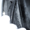 GUCCI Shoulder Bag Patent leather Black Silver 007 0249 Auth ep9726-11