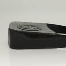 GUCCI Shoulder Bag Patent leather Black Silver 007 0249 Auth ep9726-3