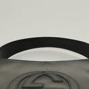 GUCCI Shoulder Bag Patent leather Black Silver 007 0249 Auth ep9726-8