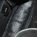 GUCCI Bamboo Hand Bag Leather Black Gold 001 2113 1638 Auth ep9730-10