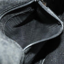 GUCCI Bamboo Hand Bag Leather Black Gold 001 2113 1638 Auth ep9730-11