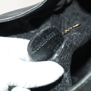 GUCCI Bamboo Hand Bag Leather Black Gold 001 2113 1638 Auth ep9730-12