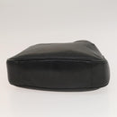 GUCCI Bamboo Hand Bag Leather Black Gold 001 2113 1638 Auth ep9730-5