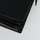 GUCCI GG Canvas Hand Bag Black Silver 015 3708 Auth ep9732-14