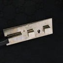 GUCCI GG Canvas Hand Bag Black Silver 015 3708 Auth ep9732-10