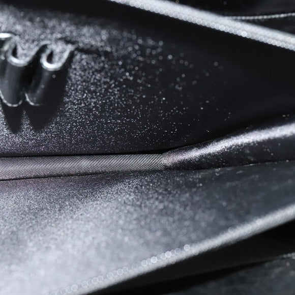 GUCCI GG Canvas Hand Bag Black Silver 015 3708 Auth ep9732