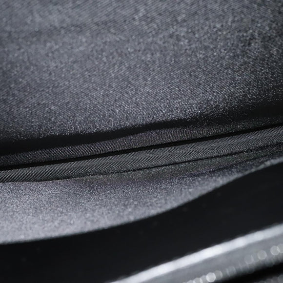 GUCCI GG Canvas Hand Bag Black Silver 015 3708 Auth ep9732