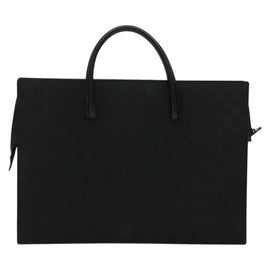 GUCCI GG Canvas Hand Bag Black Silver 015 3708 Auth ep9732 - 0