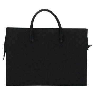 GUCCI GG Canvas Hand Bag Black Silver 015 3708 Auth ep9732 - 0