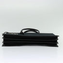 GUCCI GG Canvas Hand Bag Black Silver 015 3708 Auth ep9732-5